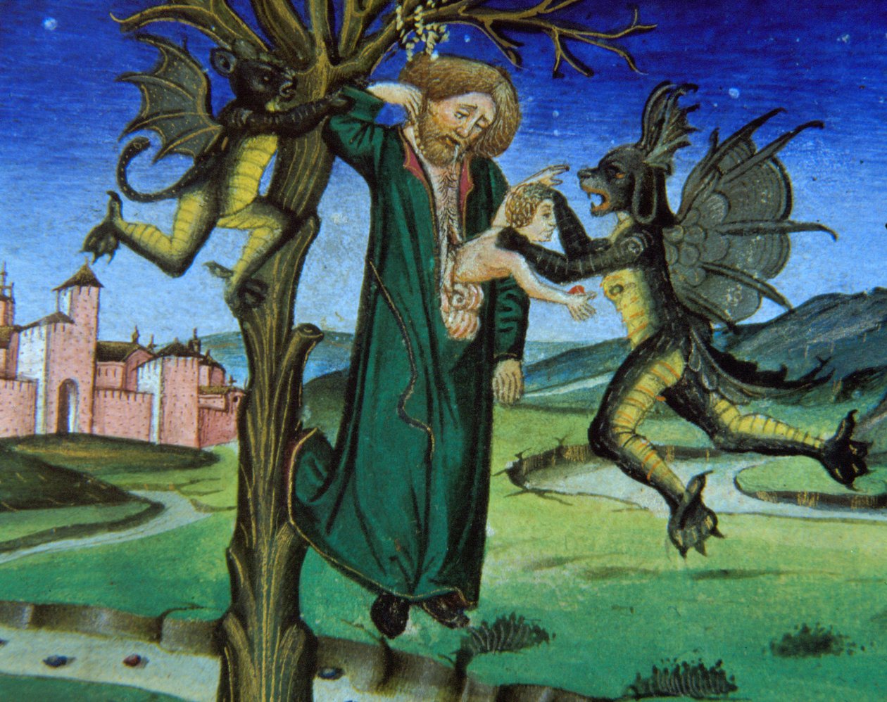 Hängde Judas, Bibelns Nya testamente av Giovanni Ambrogio de Predis