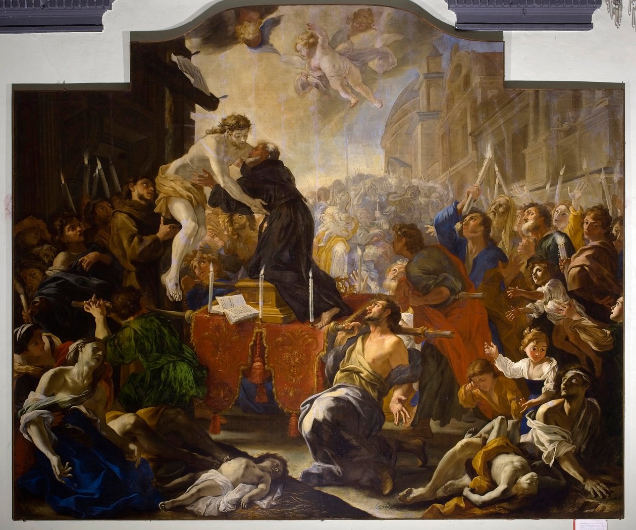 Jesus Crucified lossnar från korset, ca 1690 (olja på duk) av Giovanni Andrea Carlone