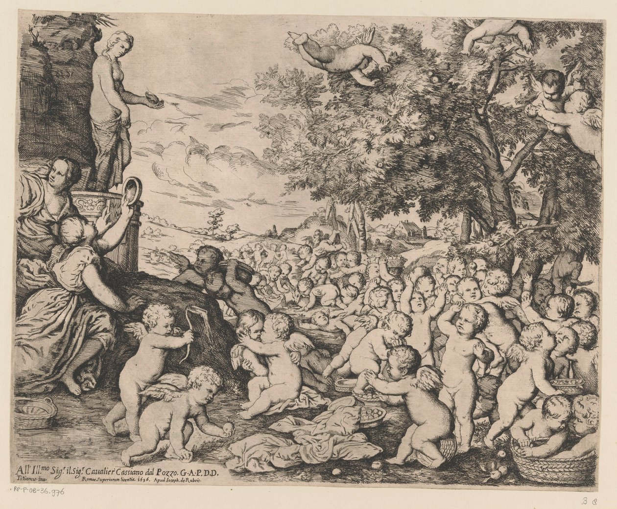 Dyrkan av Venus av putti av Giovanni Andrea Podesta