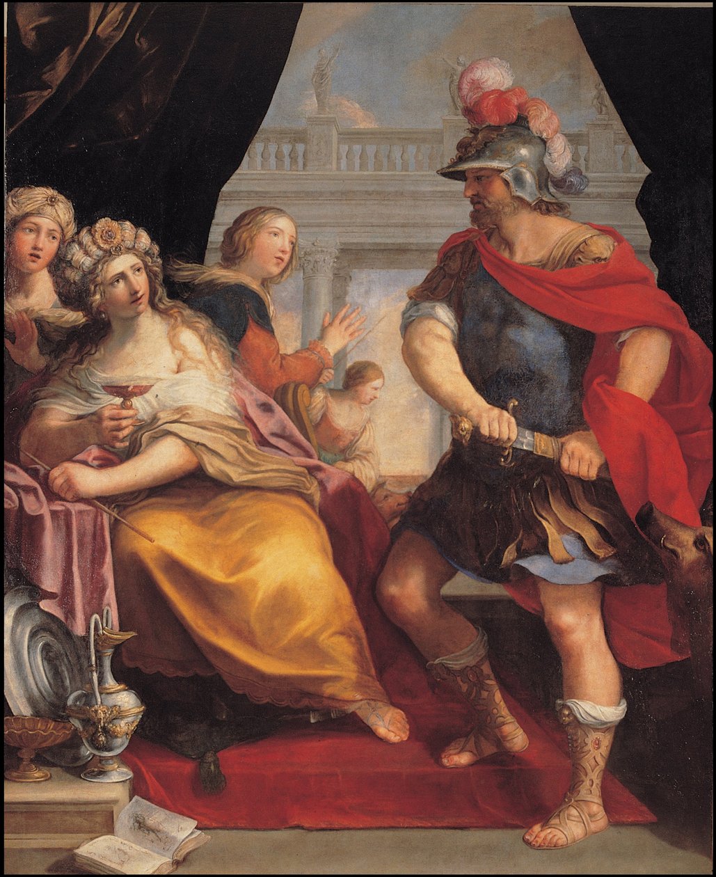 Ulysses och Circe, ca. 1650-1660 av Giovanni Andrea Sirani