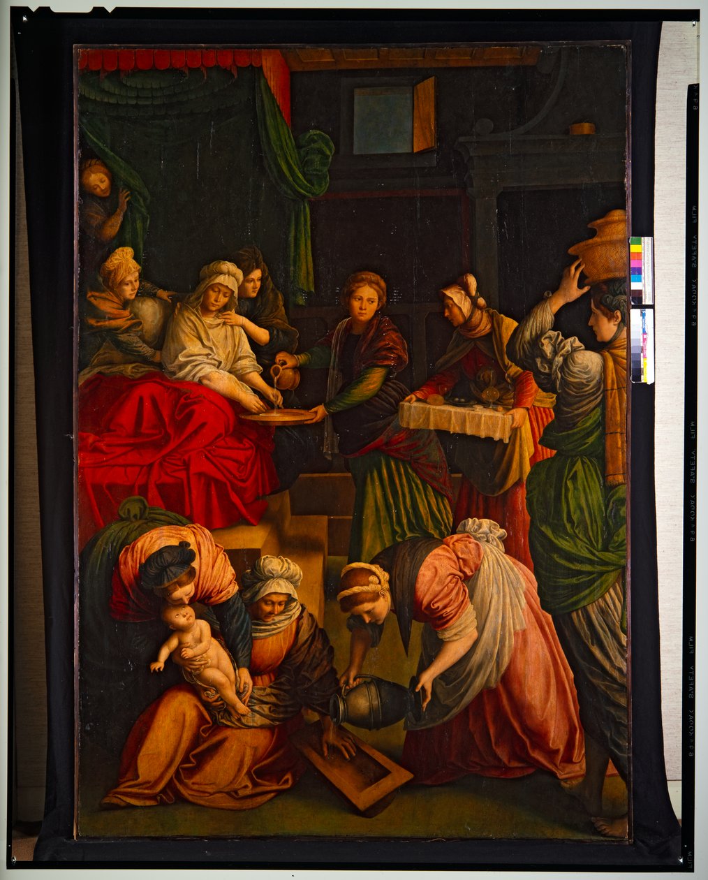 Kristus i de 100 Marys hus av Giovanni Andrea di Ferrari