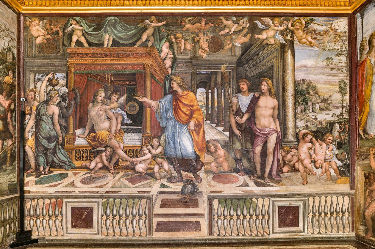 Alexander den stores och Roxanes bröllop av Giovanni Antonio Bazzi Sodoma