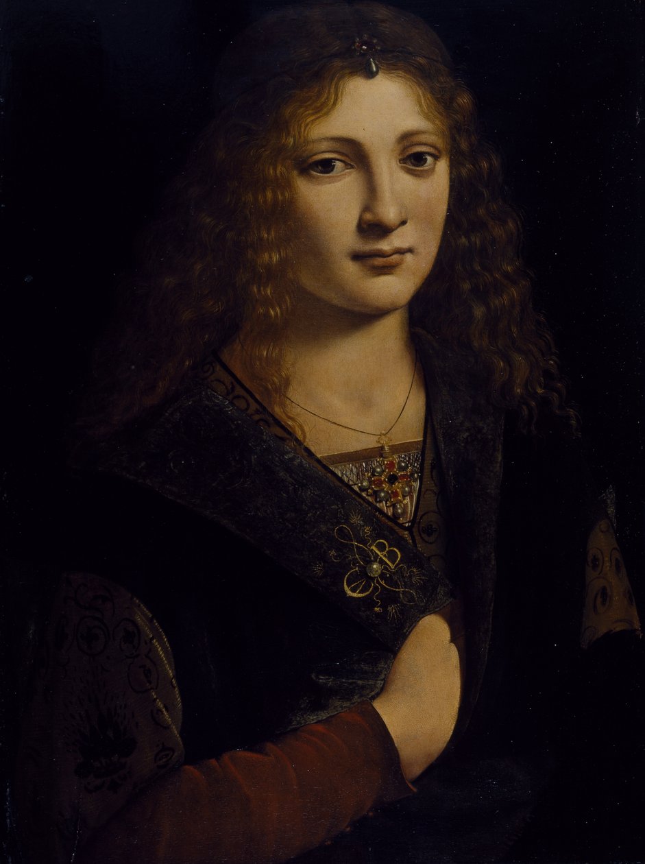 Porträtt av en ung man, möjligen Girolamo Casio, ca 1500 (olja på träpanel) av Giovanni Antonio Boltraffio
