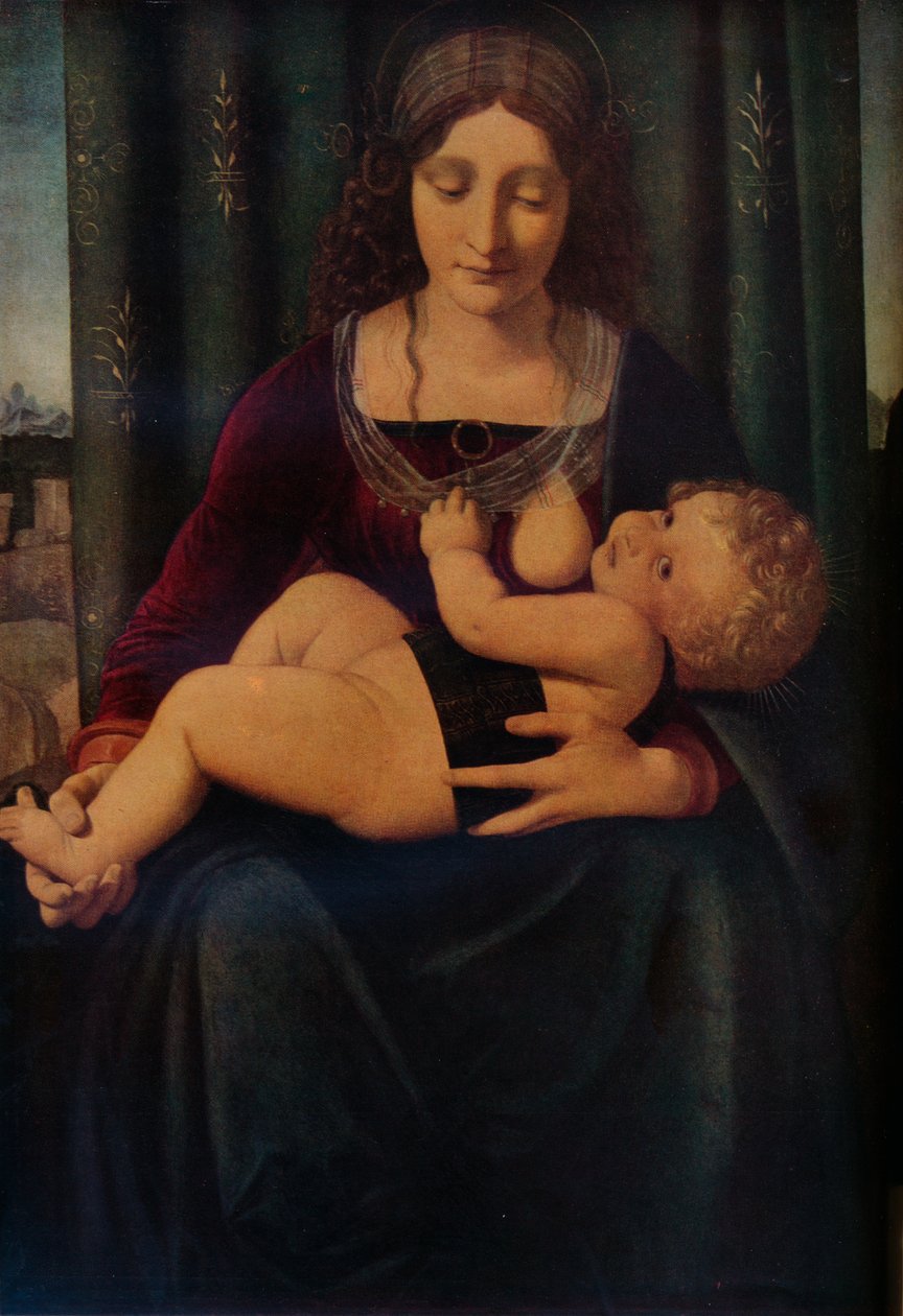 Jungfrun och barnet, c1493-9 av Giovanni Antonio Boltraffio