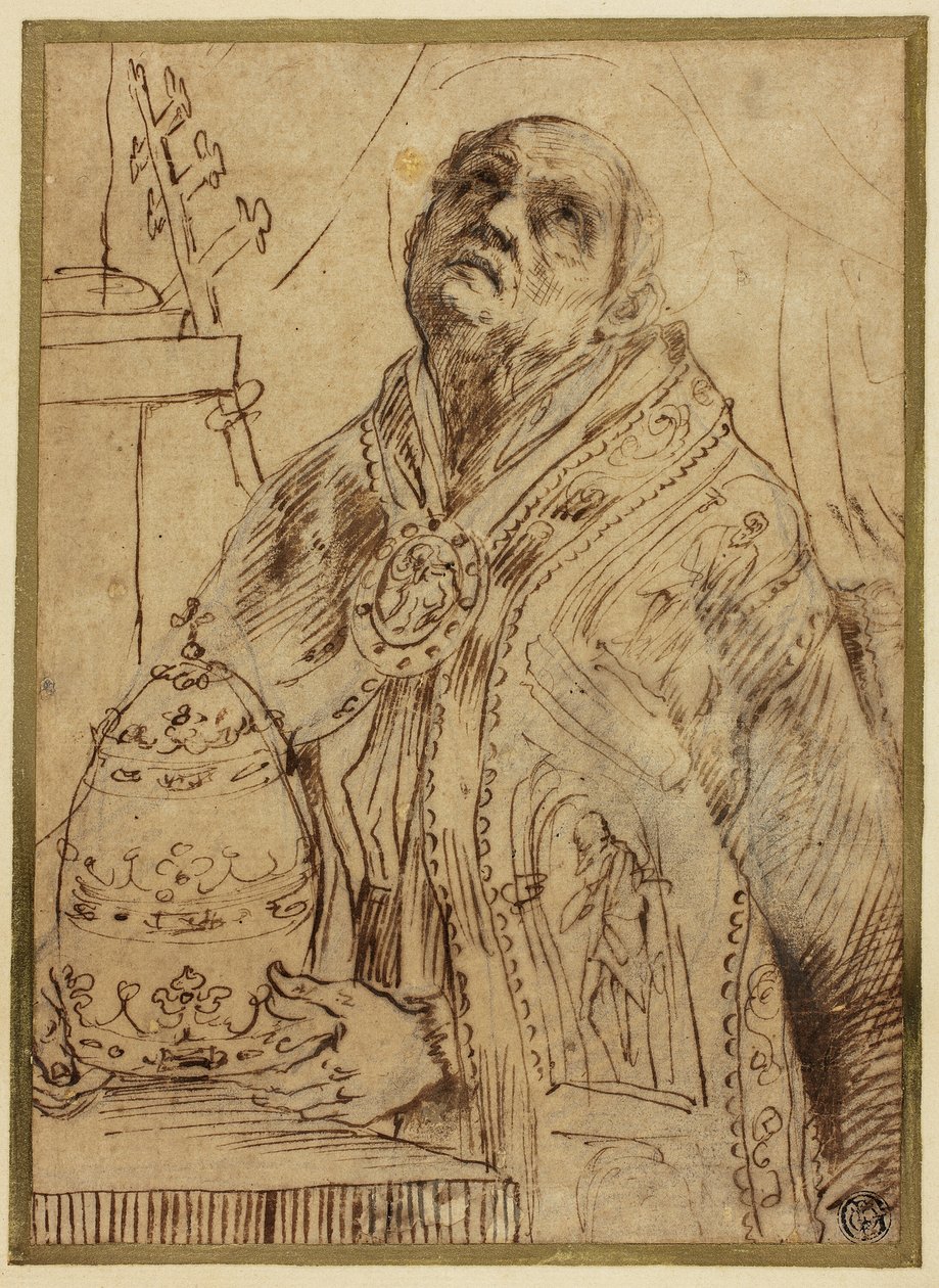 Påvlig helgon av Giovanni Antonio Burrini