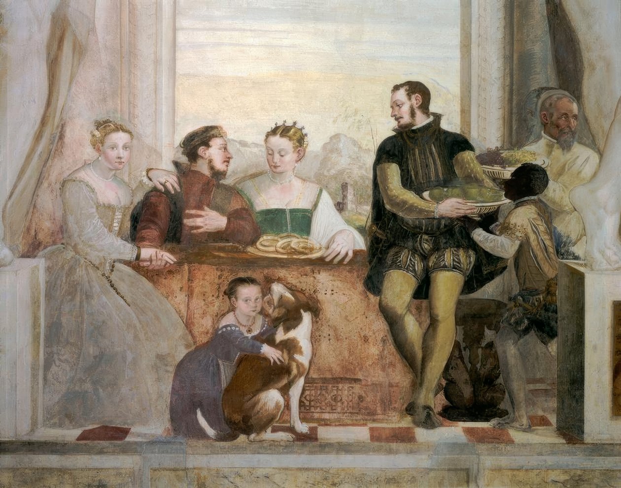 Caldogno, Villa, Banketten / Fasolo av Giovanni Antonio Fasolo
