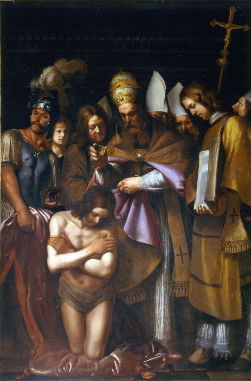 Dop av Konstantin av Giovanni Antonio Galli