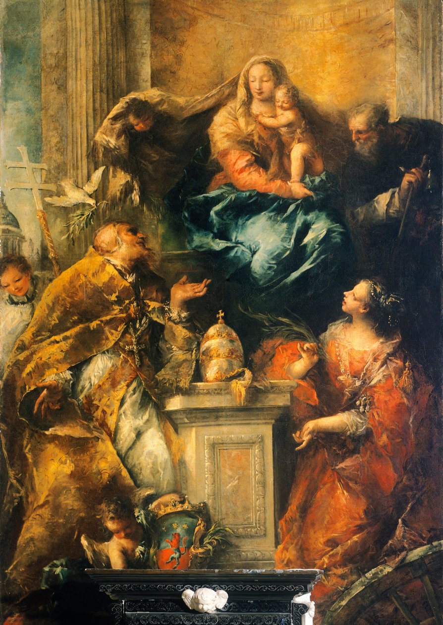 Ferri altartavla, ca. 1755 (olja på duk) av Giovanni Antonio Guardi