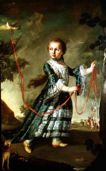 Porträtt av en flicka av Giovanni Antonio Guardi
