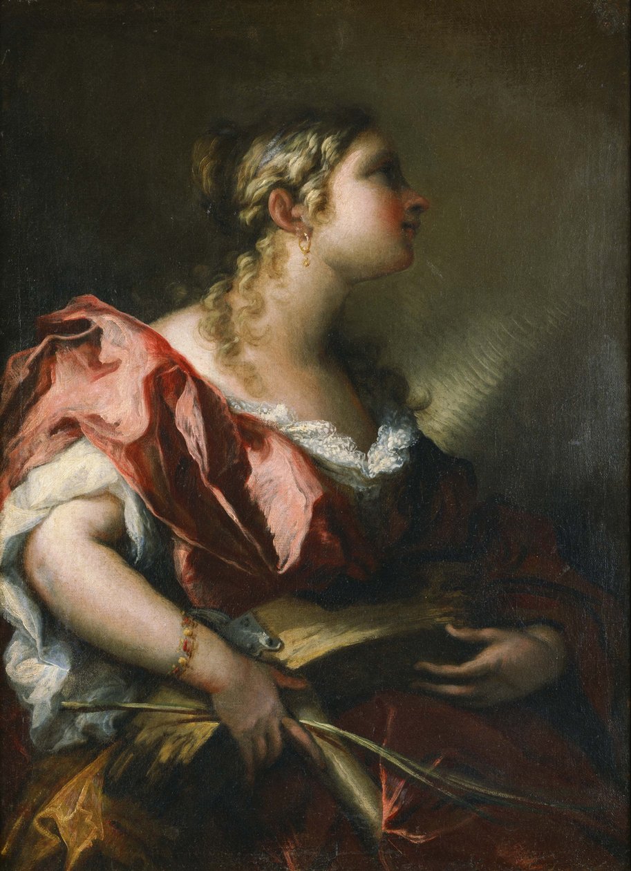 St Katarina av Alexandria av Giovanni Antonio Pellegrini