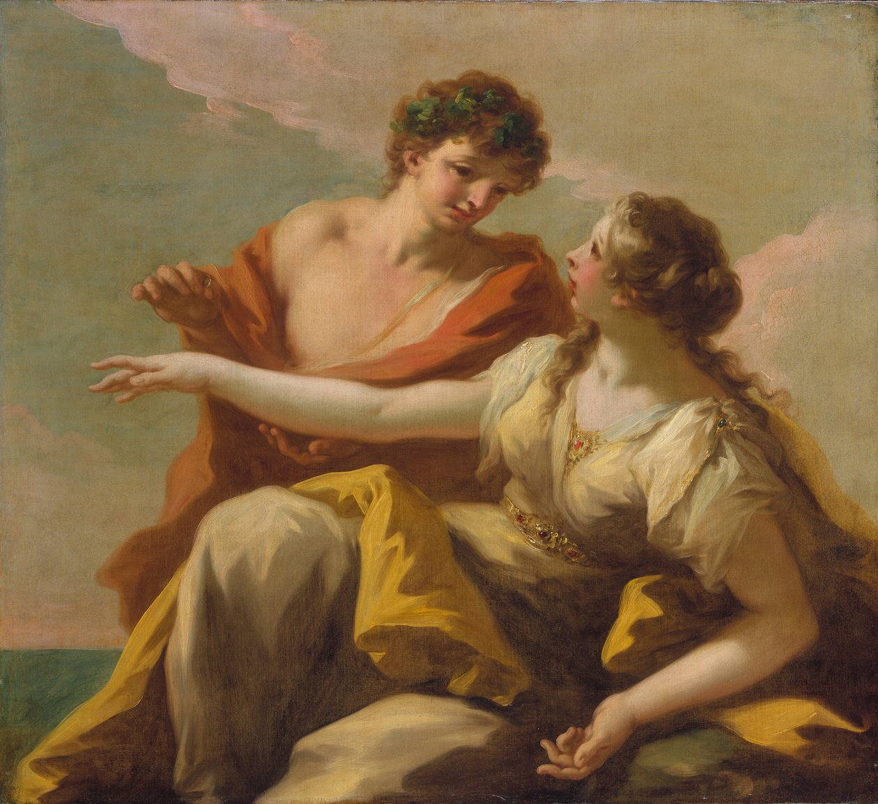 Bacchus och Ariadne, ca 1720 av Giovanni Antonio Pellegrini