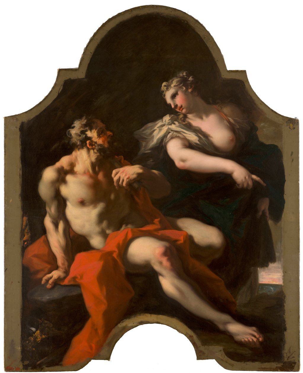 Mytologisk eller allegorisk framställning av Giovanni Antonio Pellegrini