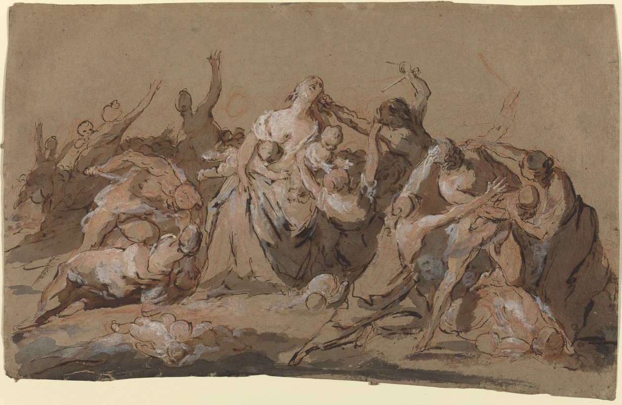 Massakern på de oskyldiga av Giovanni Antonio Pellegrini
