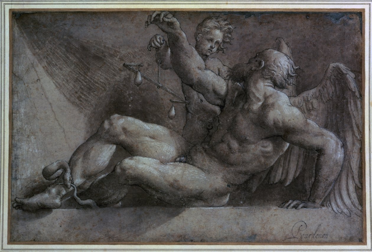 Allegori över tiden av Giovanni Antonio Pordenone