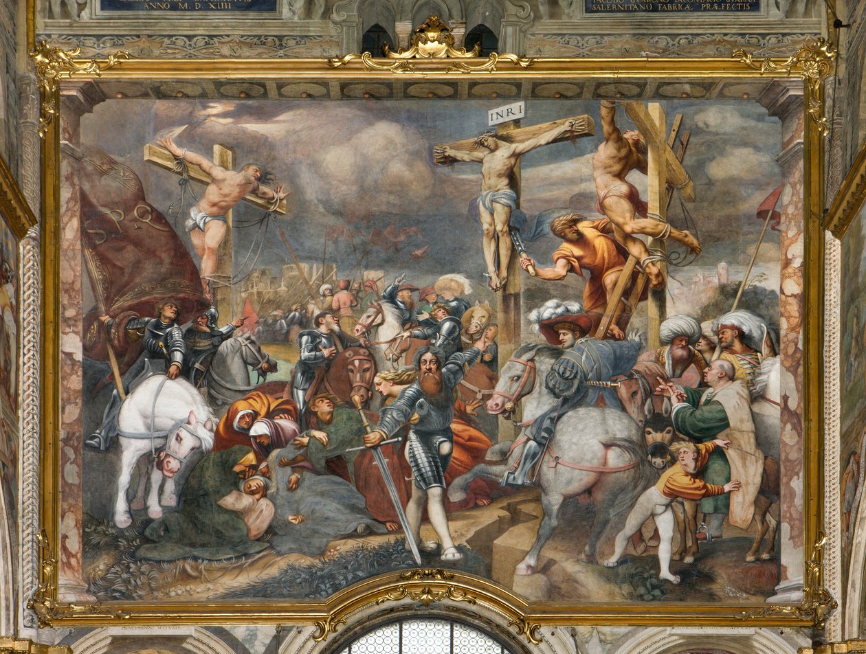 Counterfacata, IL Pordenone, Crucifixion 1520-21 av Giovanni Antonio Pordenone