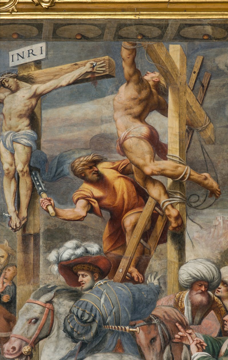Counterfacata, IL Pordenone, Crucifixion 1520-21, detalj av Giovanni Antonio Pordenone