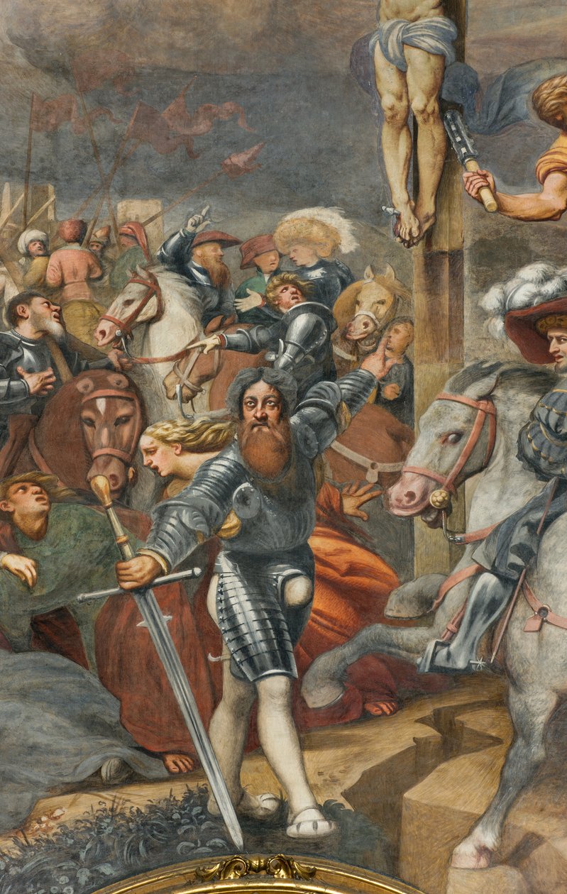 Counterfacata, IL Pordenone, Crucifixion 1520-21, detalj av Giovanni Antonio Pordenone
