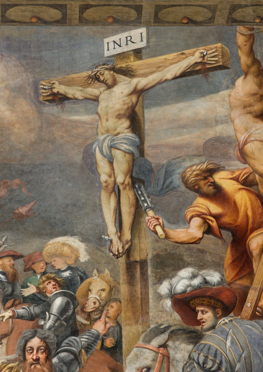 Counterfacata, IL Pordenone, Crucifixion 1520-21, detalj av Giovanni Antonio Pordenone