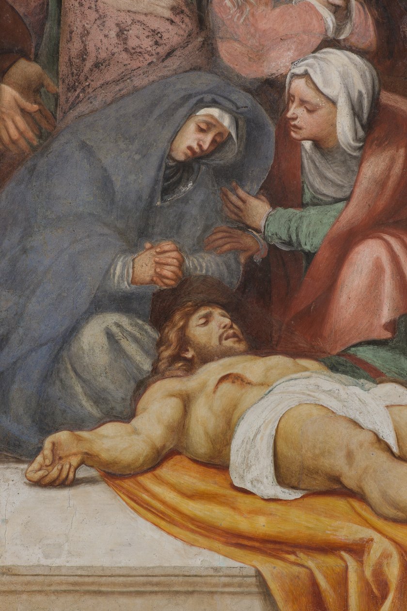 Counterfacata, IL Pordenone, Deposition 1522, detalj av Giovanni Antonio Pordenone