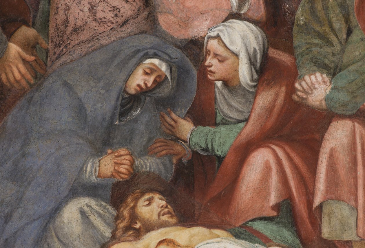 Counterfacata, IL Pordenone, Deposition 1522, detalj av Giovanni Antonio Pordenone
