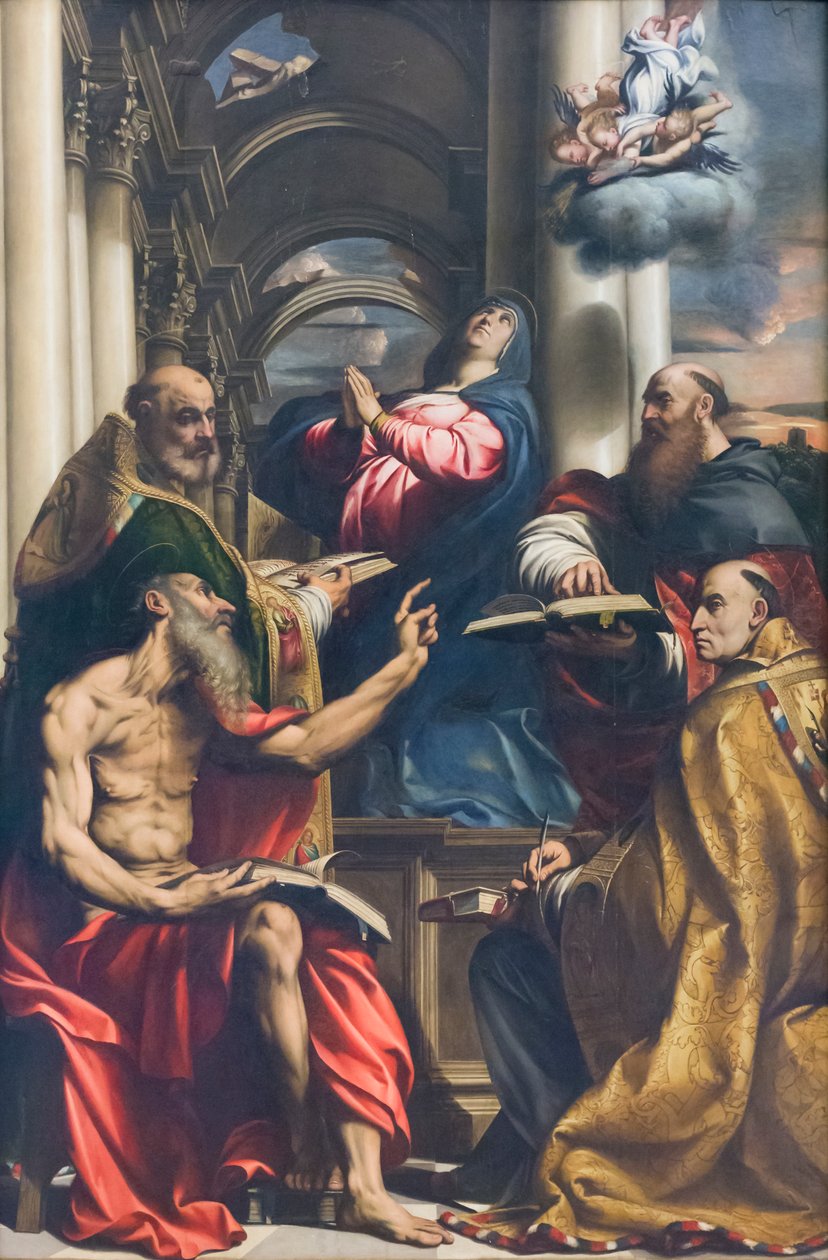 Tvist om den obefläckade avlelsen av Giovanni Antonio Pordenone