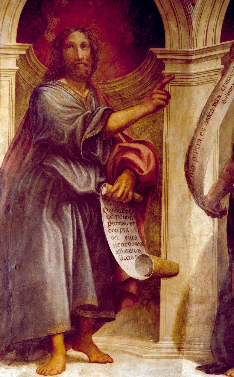 Profeten Jesaja, detalj från St Anne