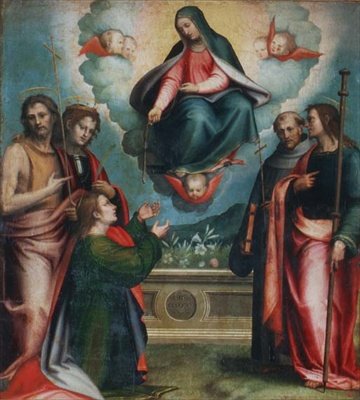 Madonnan i gördeln av Giovanni Antonio Sogliani