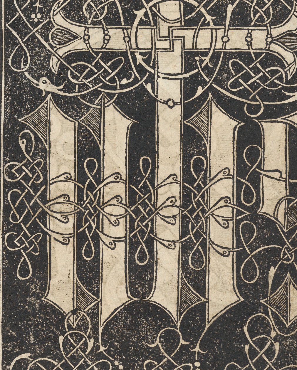 Exempel på recammi, sidan 17 recto, 1530. av Giovanni Antonio Tagliente