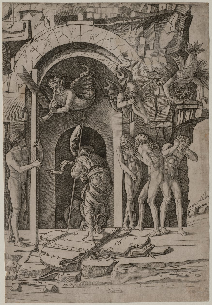 Nedstigning till Limbo av Giovanni Antonio da Brescia