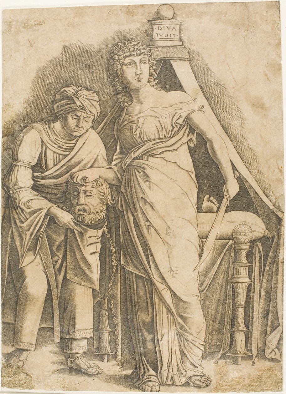 Judith med huvudet av Holofernes av Giovanni Antonio da Brescia