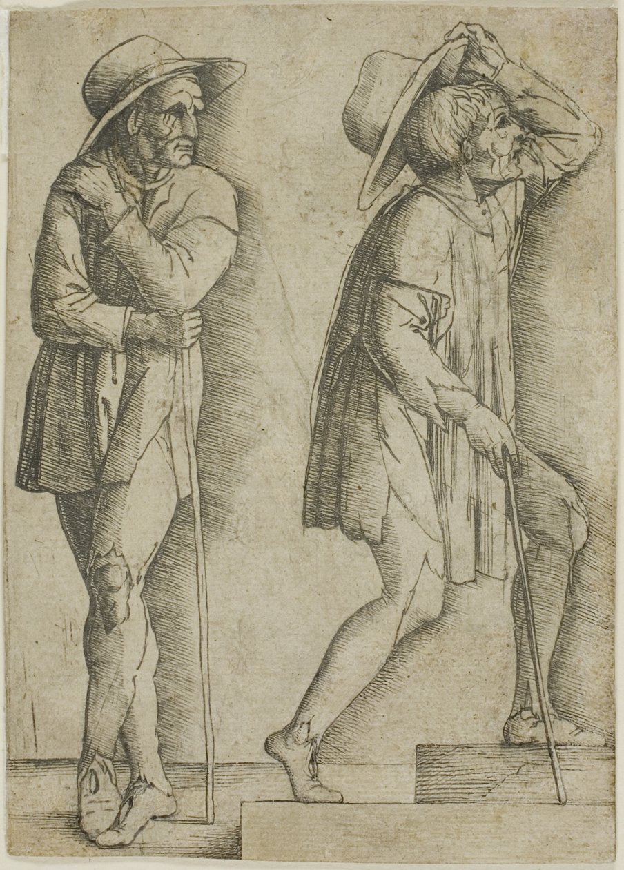 Två bönder av Giovanni Antonio da Brescia