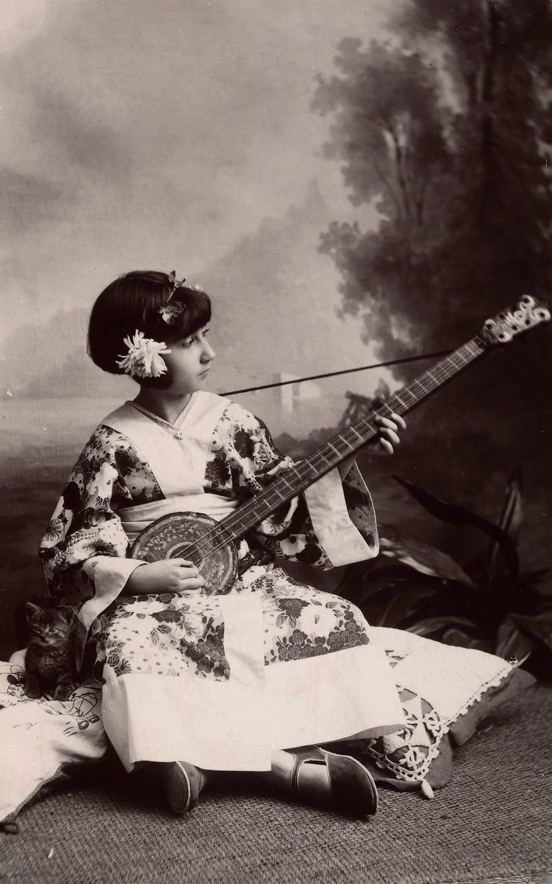 日本の衣装を着た少女スウェーデン語 av Phillipe de Marlier