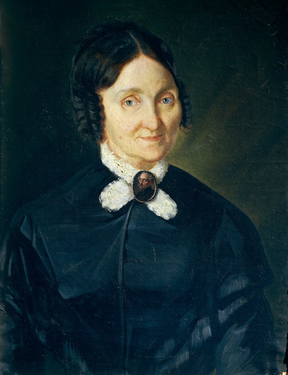 Porträtt av Donna Tecla Antonini de Laska av Giovanni Baccarlino, olja på duk, 47x63 cm av Giovanni Baccarlino