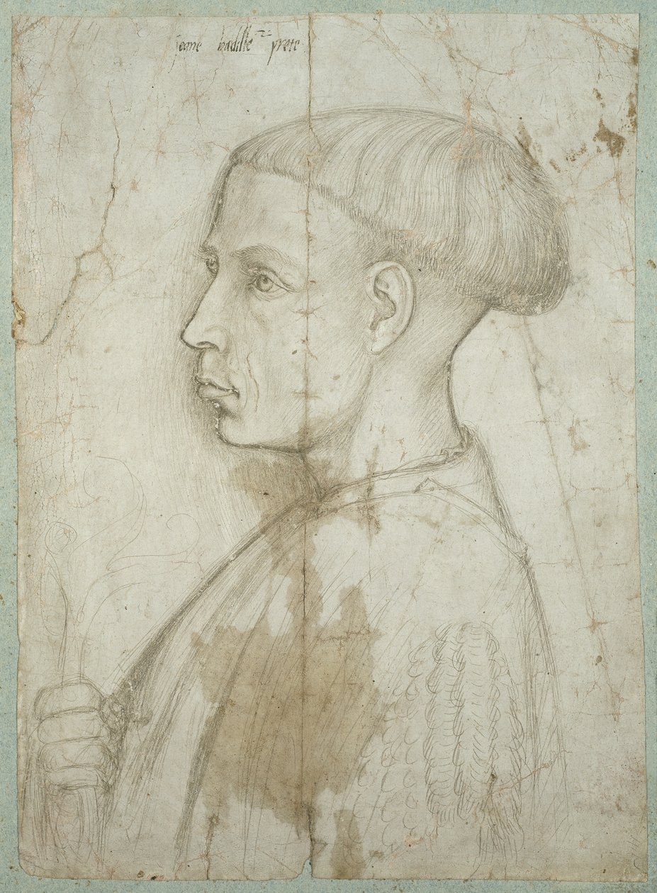 Byst av en ung man i profil, 1430-40 av Giovanni Badile