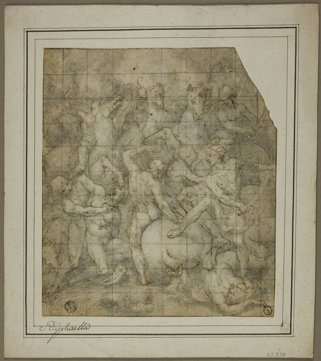 Slagscen av Giovanni Balducci
