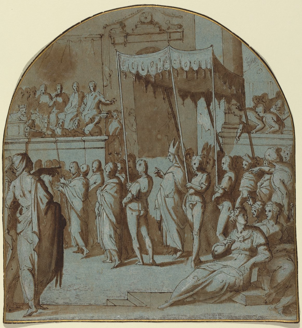 Sankt Antoninus intåg i Florens av Giovanni Balducci