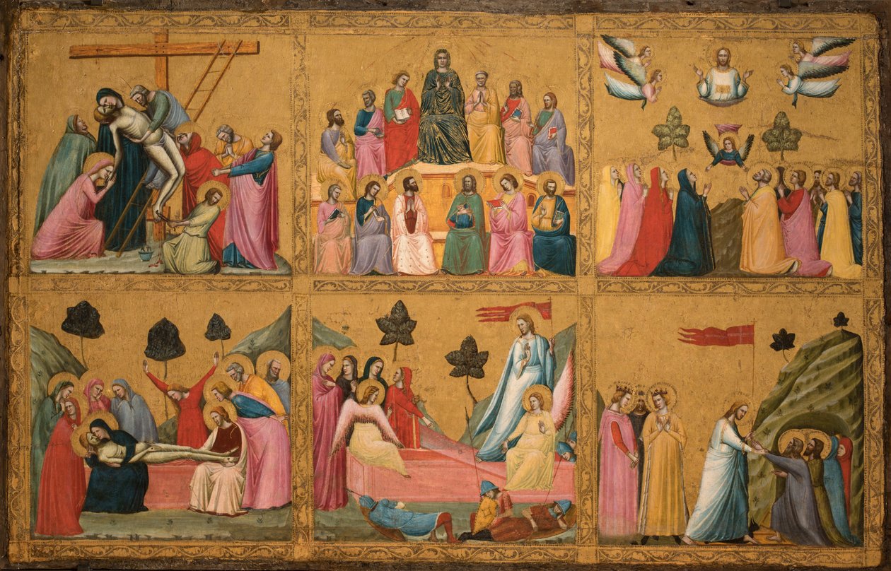 Italienska: Storie della Passione di Cristo Episoder av Kristi lidande av Giovanni Baronzio