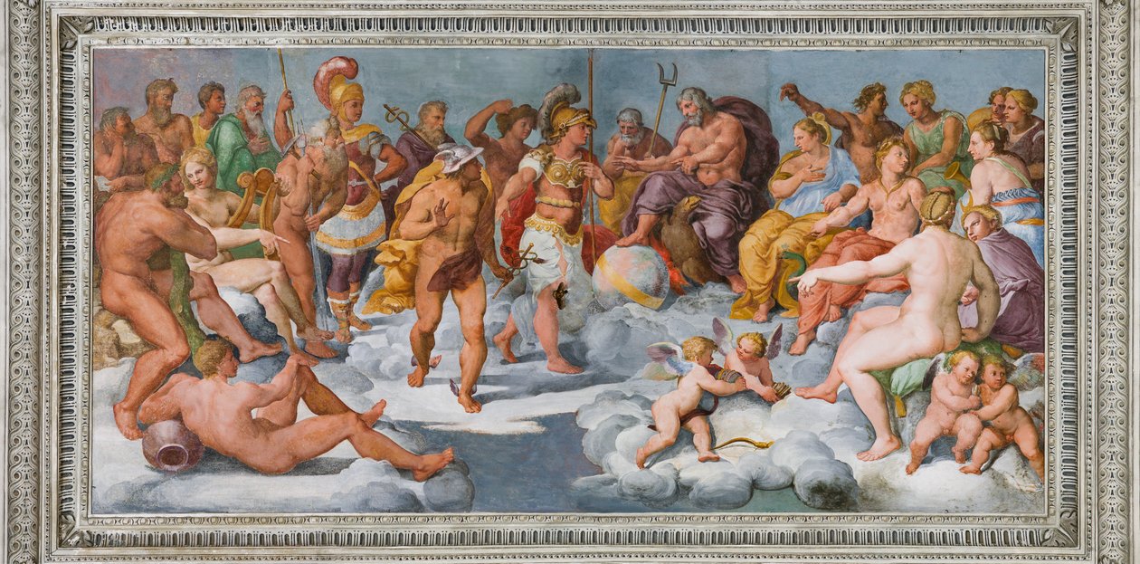 The Assembly of Gods, ca 1560 (fresk) av Giovanni Battista Castello
