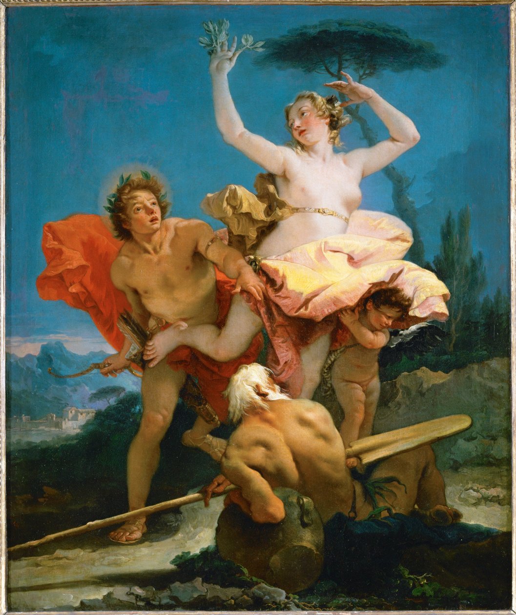 Apollo och Daphne... av Giovanni Battista (1696 1770) Tiepolo