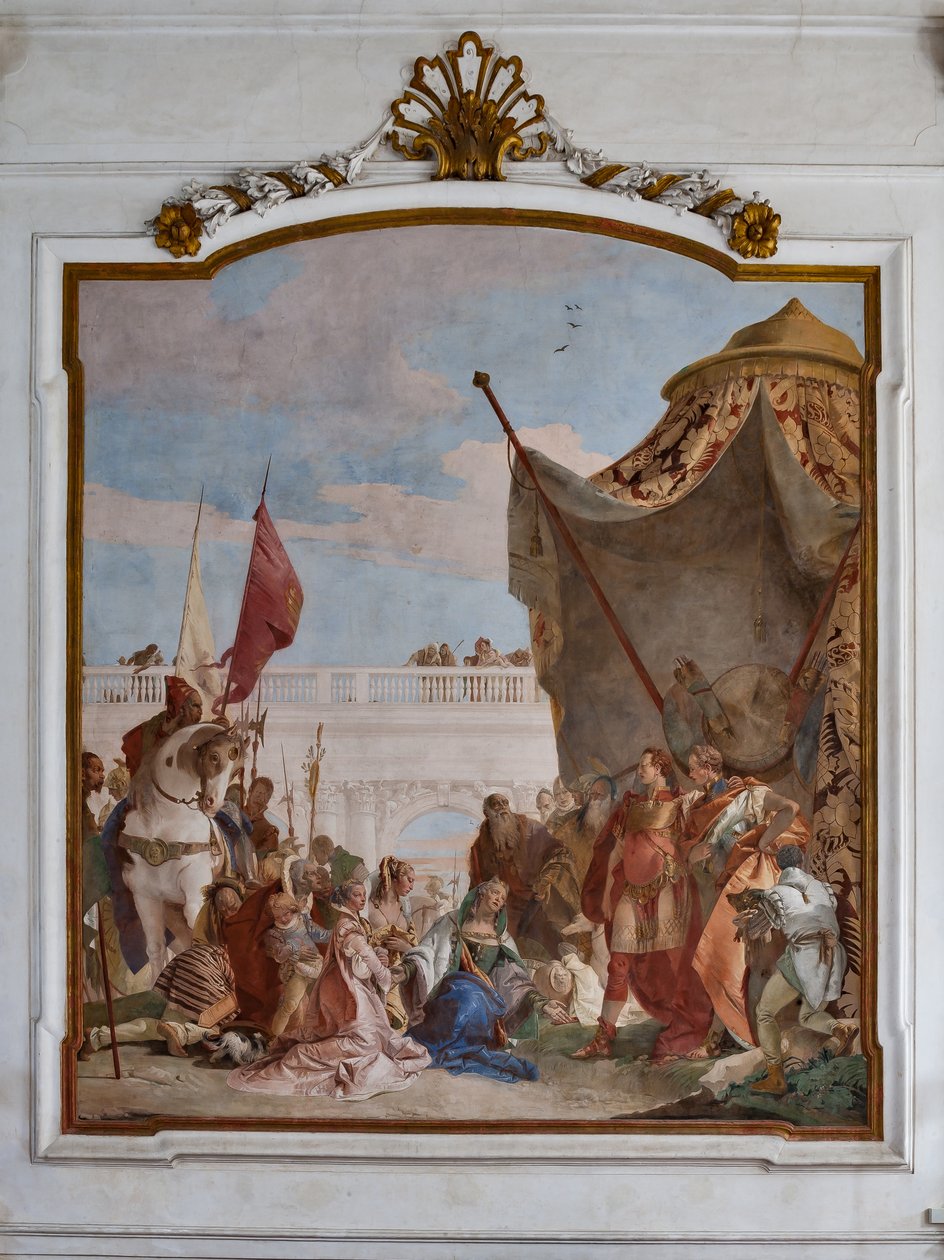 Alexander den stores kontinens av Giovanni Battista Tiepolo