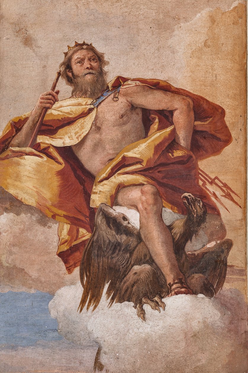 Gästboende, Olympens rum: "Jupiter" av Giovanni Battista Tiepolo