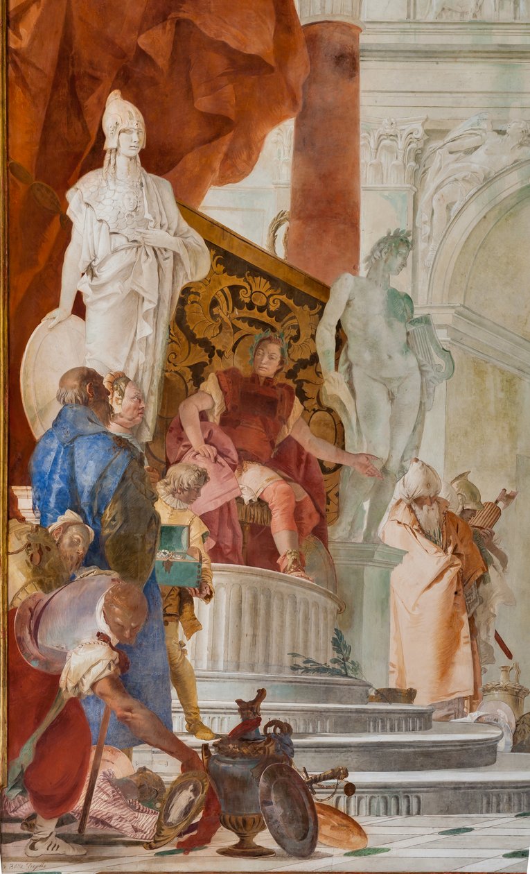 Storsinthet hos Scipio Africanus (detalj) av Giovanni Battista Tiepolo
