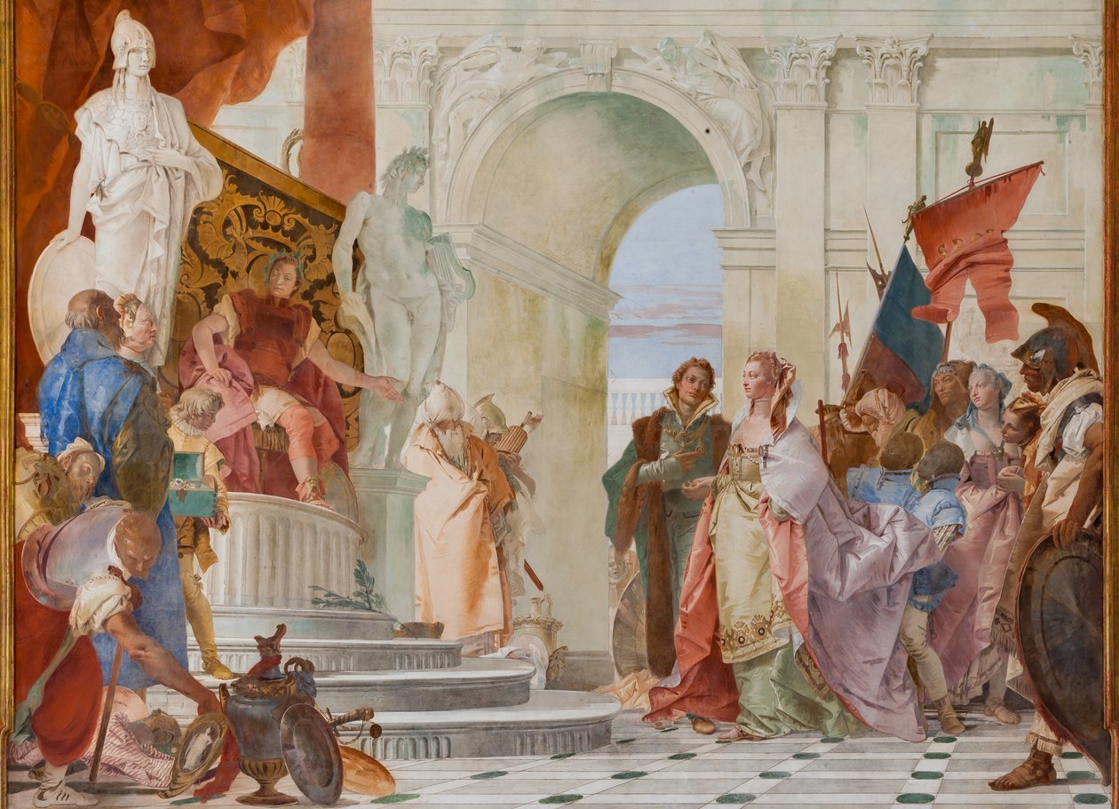 Storsinthet hos Scipio Africanus (detalj) av Giovanni Battista Tiepolo