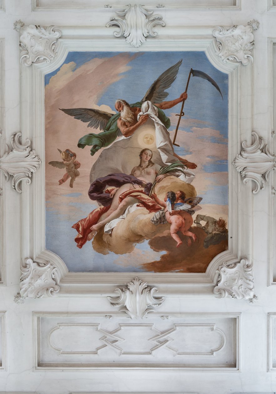 Tiden upptäcker sanningen av Giovanni Battista Tiepolo