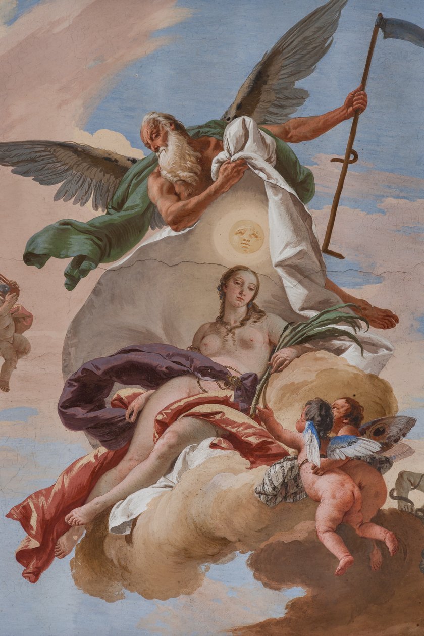 Tiden upptäcker sanningen av Giovanni Battista Tiepolo