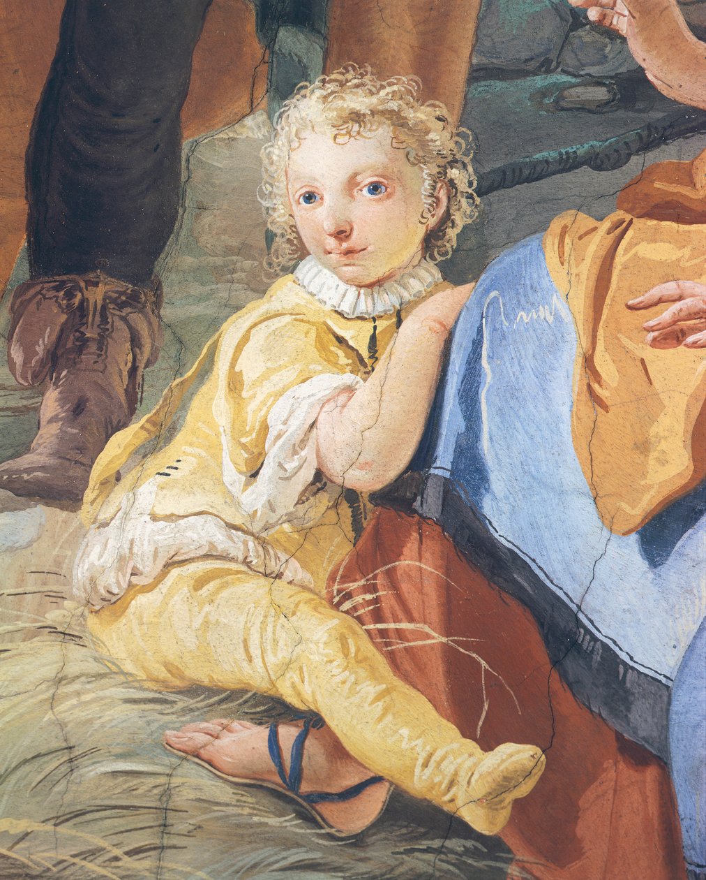 Barn, av Giambattista Tiepolo (1696-1770), fresk, ärkebiskopens palats, Udine, Italien av Giovanni Battista Tiepolo