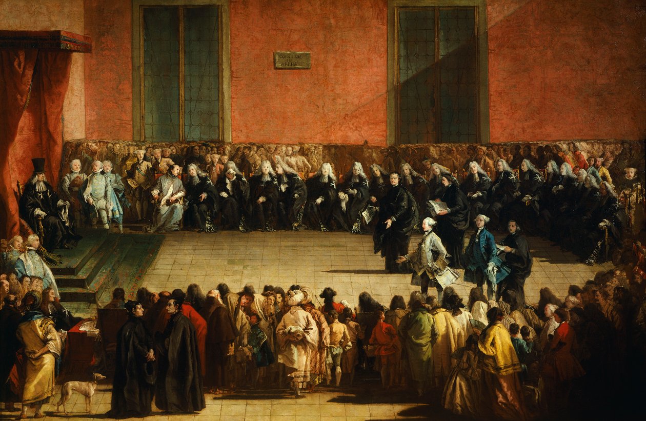 Strategi i Arenan av Giovanni Battista Tiepolo
