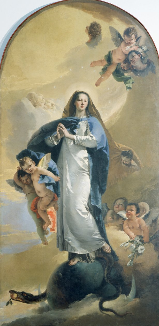 Obefläckad befruktning av Giovanni Battista Tiepolo