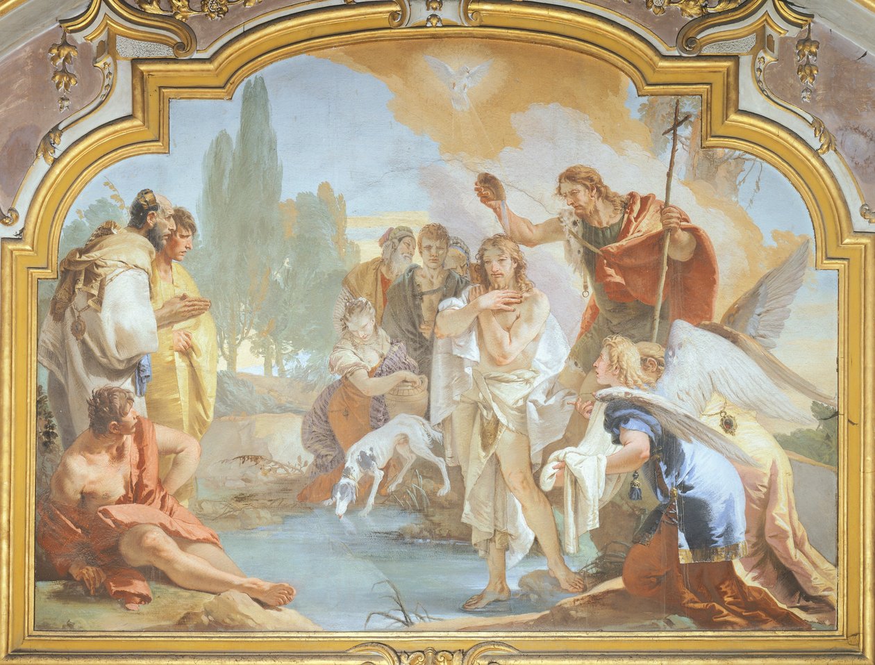 Kristi dop (fresk) av Giovanni Battista Tiepolo