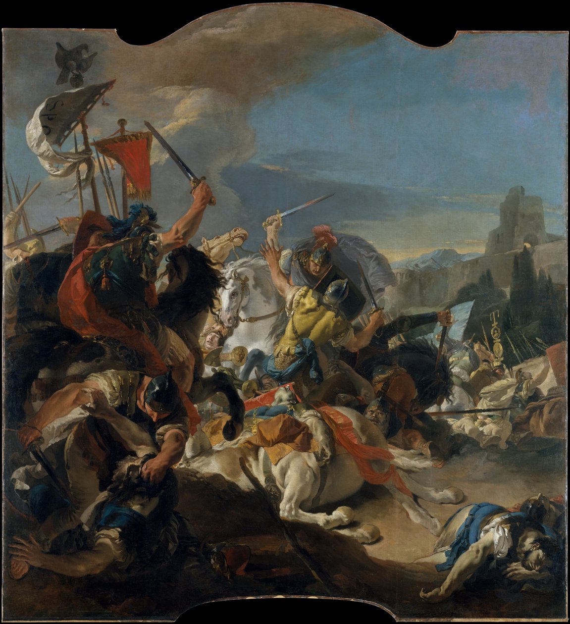Slaget vid Vercellae av Giovanni Battista Tiepolo